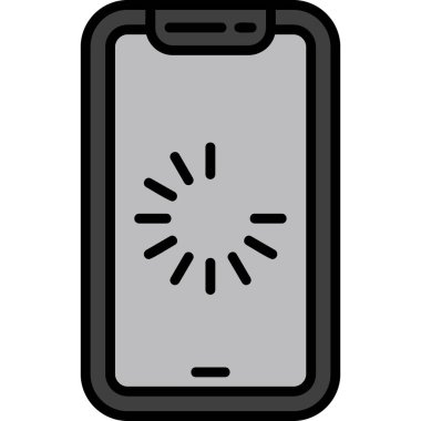 telefon simgesi, vektör illüstrasyonu