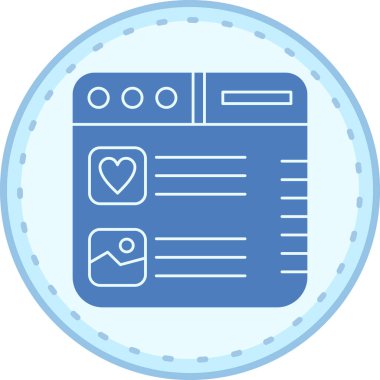 seo modern simgesinin vektör illüstrasyonu