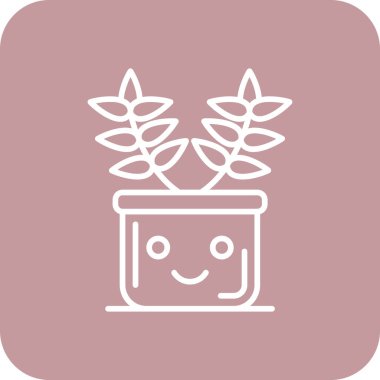 pot simgesi, vektör çizimi