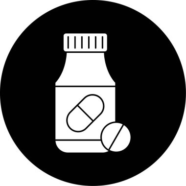 Tıp simgesi vektör illüstrasyonu