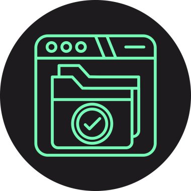 seo modern simgesinin vektör illüstrasyonu