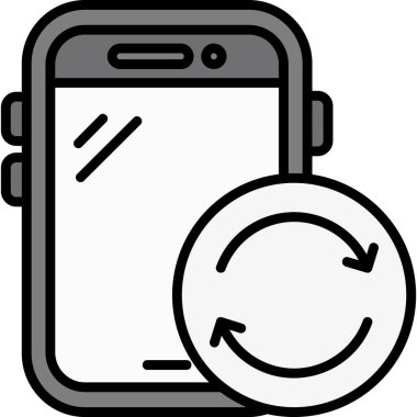 telefon simgesi, vektör illüstrasyonu