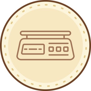 Modern bir simgenin vektör illüstrasyonu