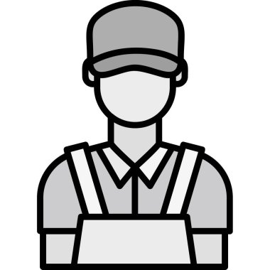 Avatar simgesi, vektör illüstrasyonu