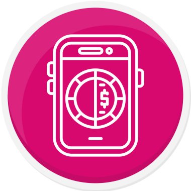 cep telefonu simgesi vektör çizimi grafik tasarımı