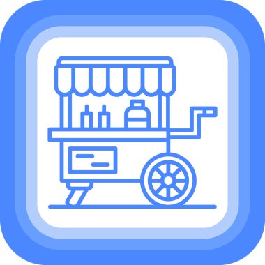 dükkan simgesi vektör illüstrasyonu