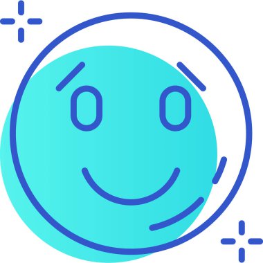 emoji. Web simgesi basit illüstrasyon