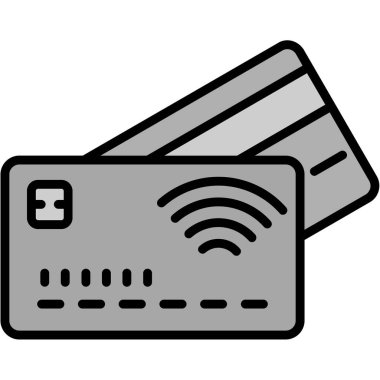 kart simge vektör çizim