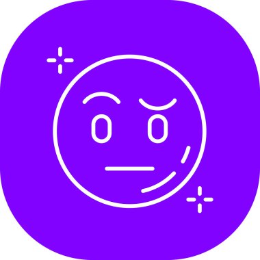 kızgın yüz simgesi simgesi - özet biçimi