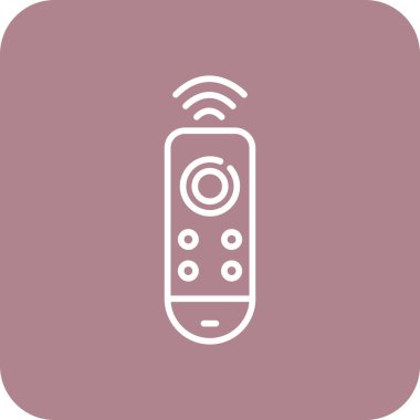 Uzaktan Denetim simgesi, vektör illüstrasyonu