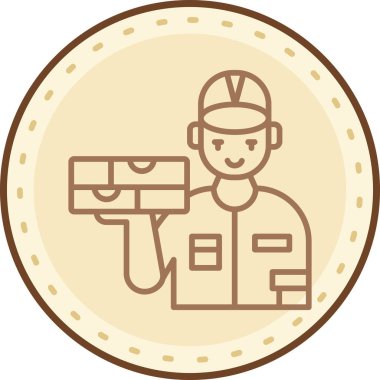 İnşaat. Web simgesi basit illüstrasyon