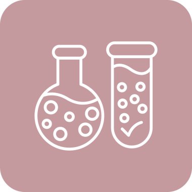 test tübü vektör resimleme simgesi