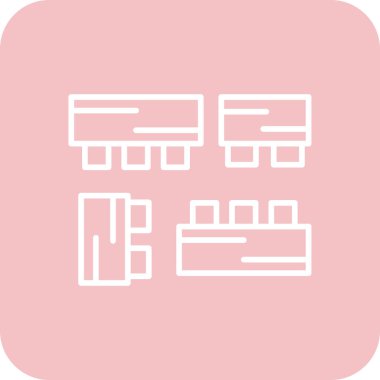 Yapı simgesinin vektör illüstrasyonu