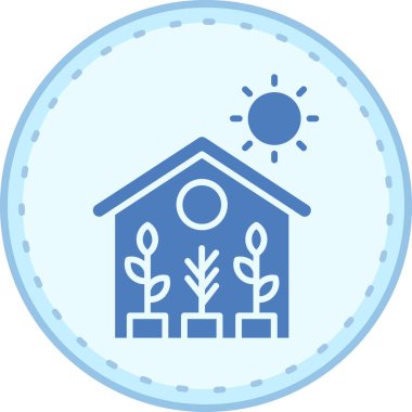 çiftlik ikonu vektör illüstrasyonu