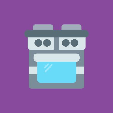 robot düz tasarım simgesi