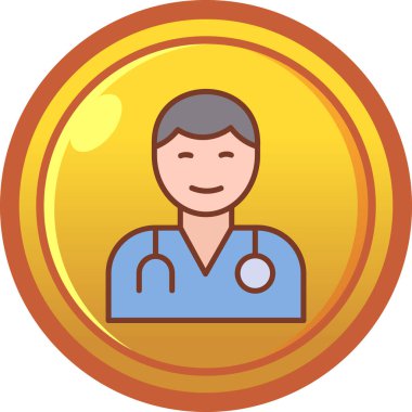 Doktor Simge vektör illüstrasyonu