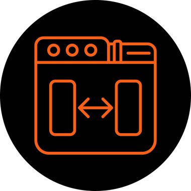 seo modern simgesinin vektör illüstrasyonu