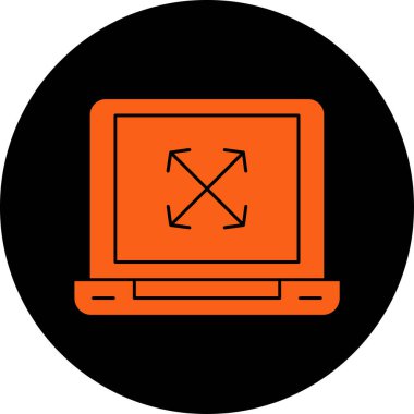 laptop vektör çizim