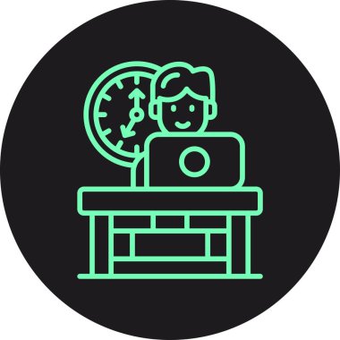 vektör saat resimleme