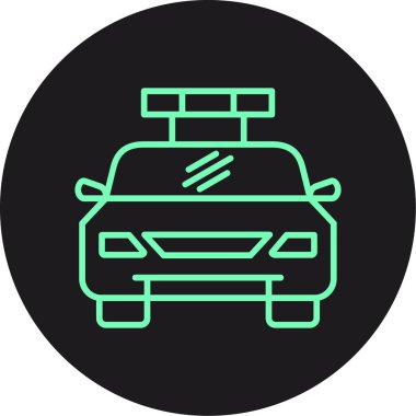 araba simgesi, vektör illüstrasyonu basit tasarım