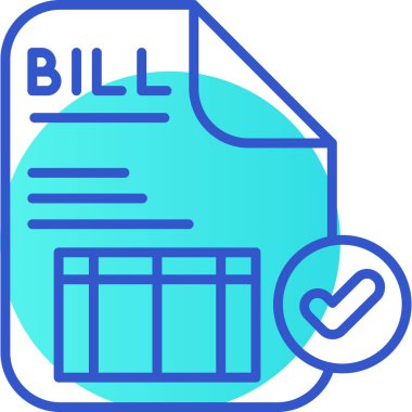 belge simgesi, vektör illüstrasyon tasarımı