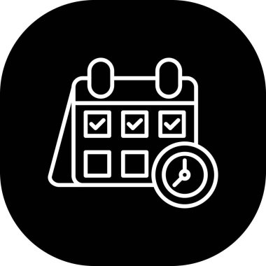 İş simgesinin vektör illüstrasyonu