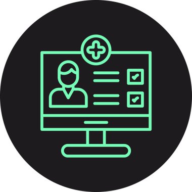 tıbbi ve sağlık vektörü simgesi