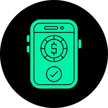 Vektör Mobil simge illüstrasyonu