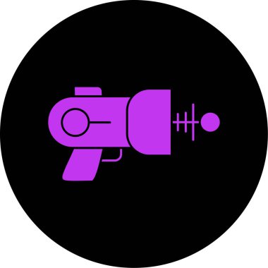 Bir silah simgesinin vektör illüstrasyonu