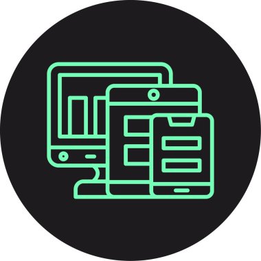 Vektör belgesi Simge illüstrasyonu