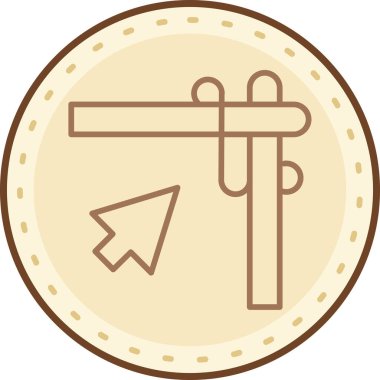 ok simgesi vektör illüstrasyonu