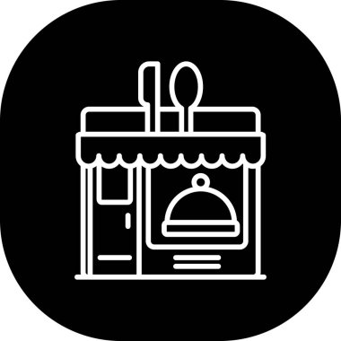 Gıda simgesinin vektör illüstrasyonu