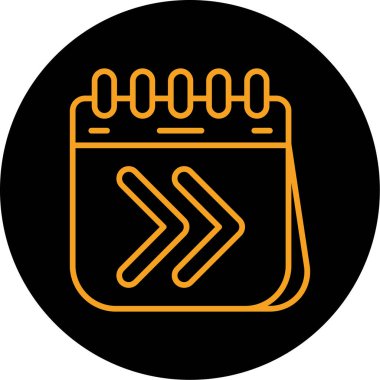 Projeniz için vektör takvimi simgesi