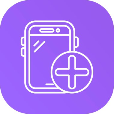 Vektör Mobil simge illüstrasyonu