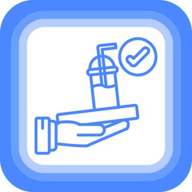 bir sigara simgesi tutan el