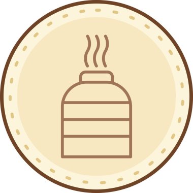 kahve fincanı ikonu vektör illüstrasyonu