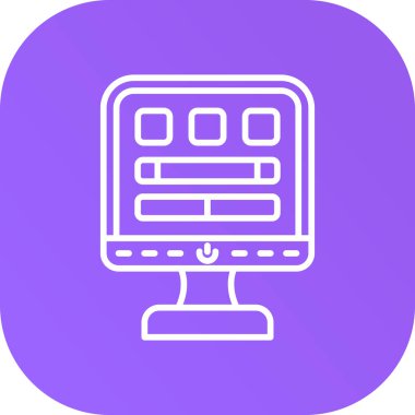 izleyici simgesi, vektör illüstrasyonu