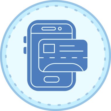 Cep telefonu. Basit resimleme