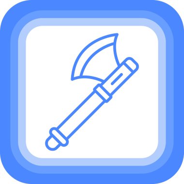 Balta. Web simgesi basit illüstrasyon