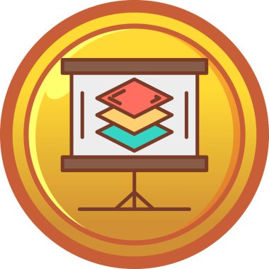 iş simgesi vektör illüstrasyonu