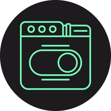 Modern simgenin vektör illüstrasyonu