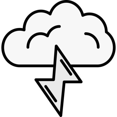 Bulut. Web simgesi basit tasarım