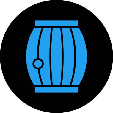 Fıçı. Web simgesi basit illüstrasyon