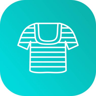 t-shirt simgesinin vektör modern illüstrasyonu