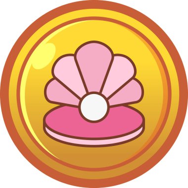 Bir çiçek simgesinin vektör illüstrasyonu