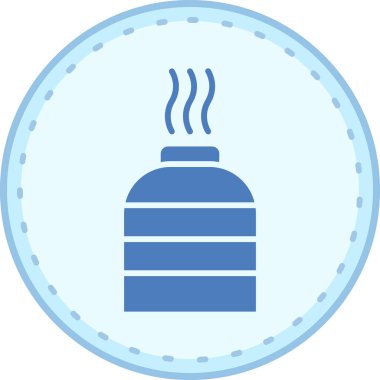 Sıcak içecek simge vektör çizim