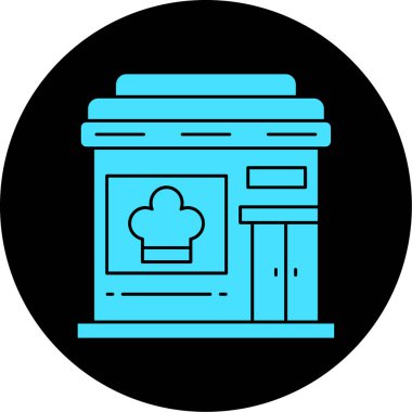 Gıda simgesinin vektör illüstrasyonu