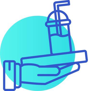 El Dezenfektanı Simgesi vektör çizimi