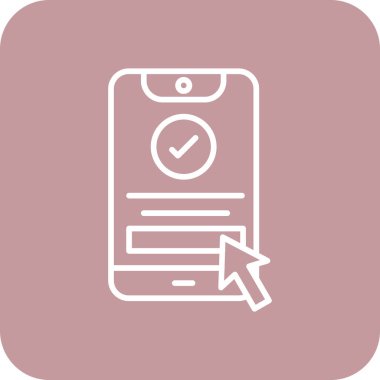 Kontrol listesi simgesinin vektör illüstrasyonu