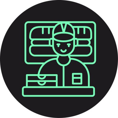 modada izole edilmiş dizüstü bilgisayar simgesi